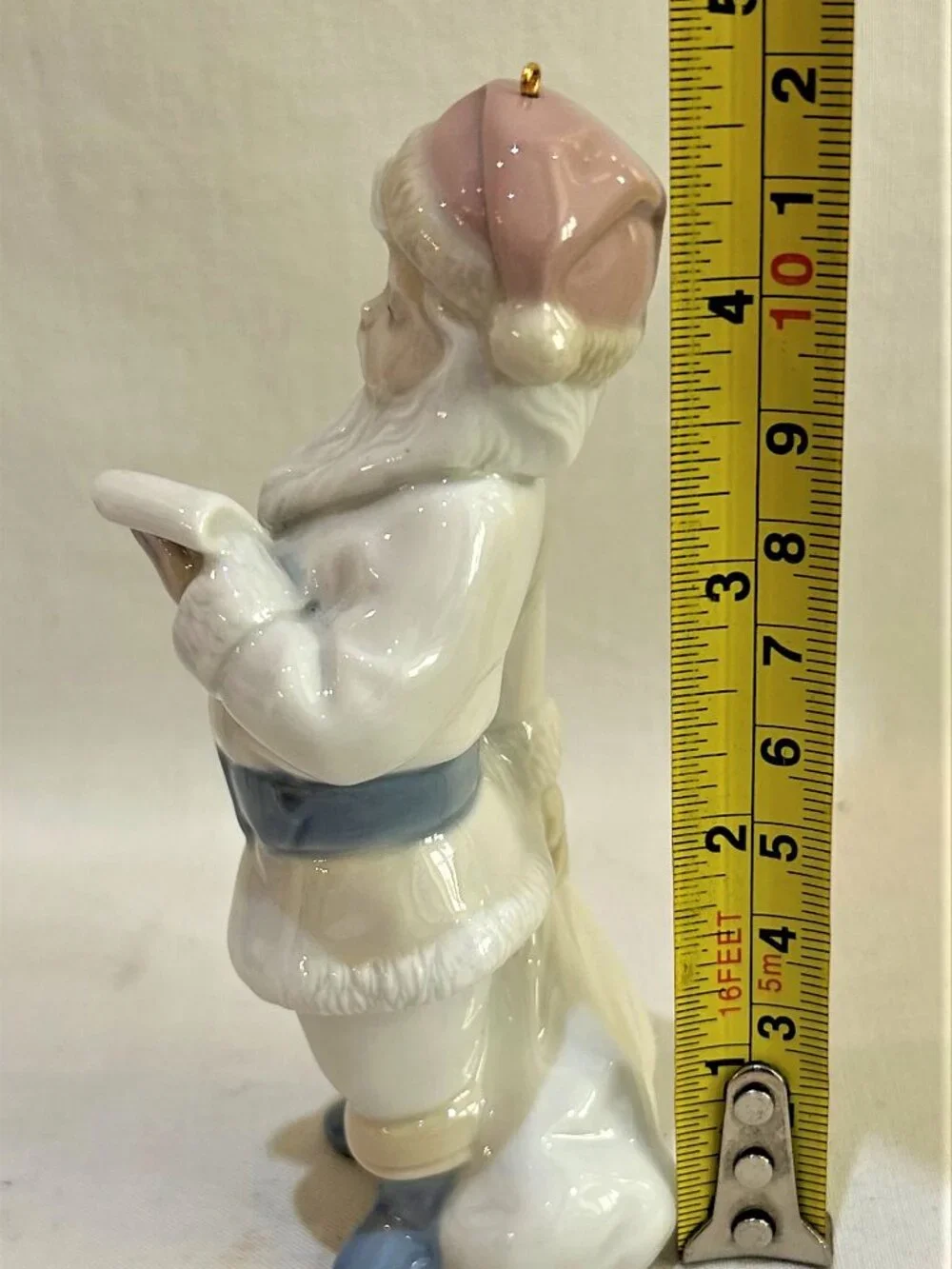 Lladro Porcelain Santa Ornament Handcrafted in Spain VTG 1991